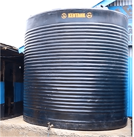 A huge tank of water.