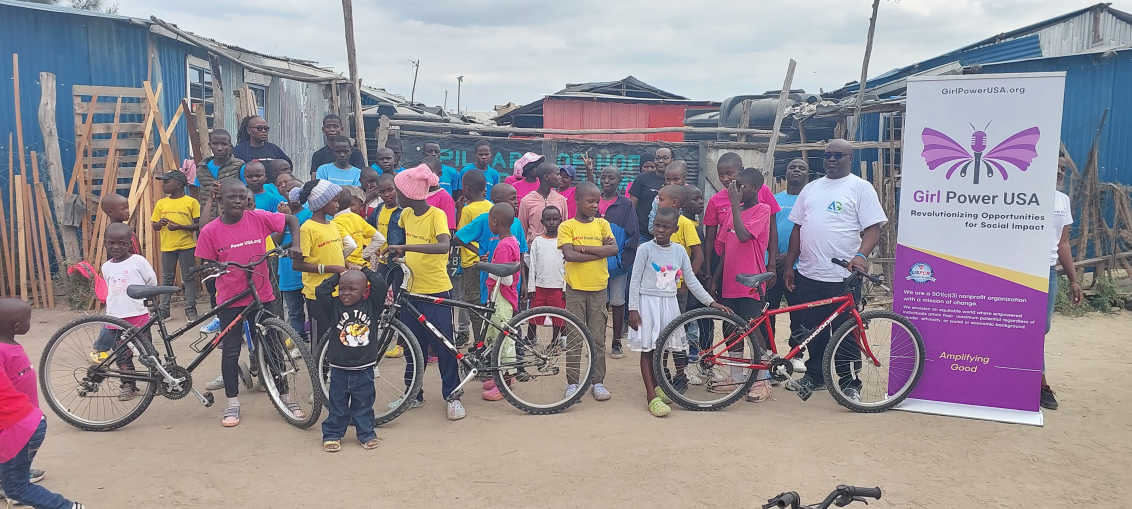 Girl Power USA donates Bicycles to Pillars of Hope’s Children’s Home. 